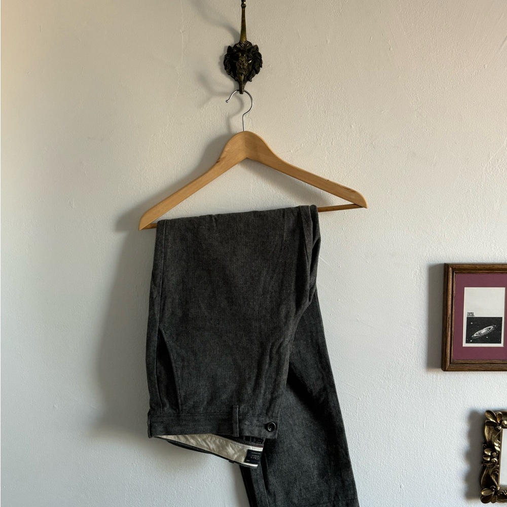 J crew brushed cotton pants